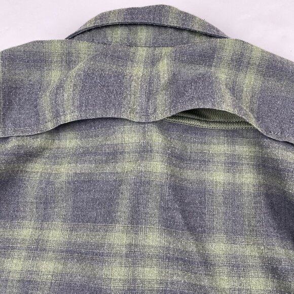 Ridgecut Toughwear Flannel Shirt Men's XL Green Plaid Long Sleeve Button up - Picture 4 of 11